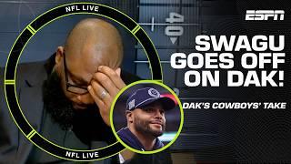 Swagu is STUNNED by Dak Prescott’s take on the Cowboys  'I DON'T WANNA HEAR THAT' ️ | NFL Live