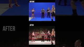 BEFORE - AFTER : WWE STOP MOTION MATCH RONDA VS BROCK #SHORTS