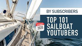 Top 101 Sailboat YouTubers by Subscribers - September 2020