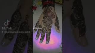 2Latest Indian Back Hand  Flower Jewelery Mehndi Design Easy And Simple Mehndi by Hamna Fashion Geek