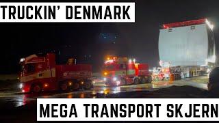 MEGA TRANSPORT af vindmølle.