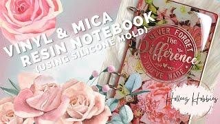 Vinyl & Mica Resin Notebook (Silicone Mold)