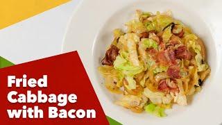 Keto Fried Cabbage with Bacon Recipe