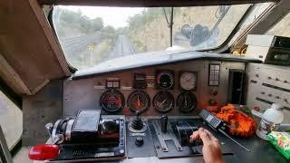 CLF3 Australia's own 3000hp Streamliner - drivers cab.