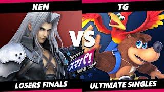 Sumapa 86 Losers Finals - KEN (Sephiroth, Sonic) Vs. TG (Banjo Kazooie) Smash Ultimate - SSBU