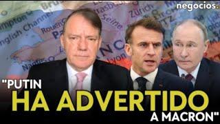 “Putin ha advertido a Macron, ha jugado con un tema muy peligroso  Trump puede salirse de la OTAN”