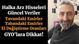 Halka Arz Hisseleri Açılış Verileri El Değiştirme Oranları Tavandaki Emirler #surgy #kboru #megmt