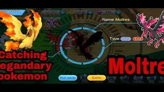Catching Legandary bird Moltres in totem pokemon | monster of glory | monster honor fight |