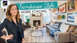 Staging an Occupied Modern Farmhouse Home in Silicon Valley - Home Tour | Home staging