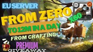 "From Zero to 12M Silver in One Day: The Ultimate Crafting Guide for Albion Online!"