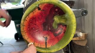 Woodturning - Manzanita Burl Hybrid Bowl