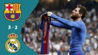 ويبقى أعظم كلاسيكو  ريال مدريد و برشلونة 2-3 الدوري الإسباني 2017 بجنون فهد العتيبي HD