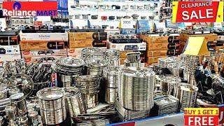 D MART Reliance /Cheapest price Clearance sale!! Under ₹78/offers upto 85% off kitchen steel House,