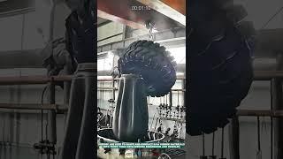 Truck Tire Production Process with Advanced Press Molding Machine- Satisfying jobs and machinery
