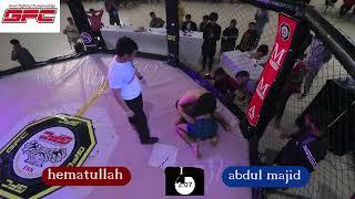 GFC2 abdulmajid(blue) vs hematullah(red) abdulmajid win by tko in 3th round