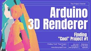3D Renderer running on Arduino #ESP32 #Teensy #TGX #3D #OBJ