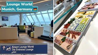 Airport Lounge World Munich airport Germany Food Lounge review