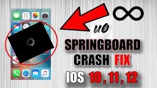 how to fix springboard crash ios 12 | 11 | 10 ( uncover jailbreak - safemode )