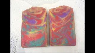 Making Bora Bora Soap - FRUITY - CP  I Swan Soap and Such