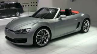 2010 Volkswagen VW Blue Sport in HD. Detroit Auto Show.