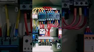 Star delta starter panel #electrical #virlshorts