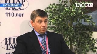 Виктор Кокшаров в студии ИТАР-ТАСС