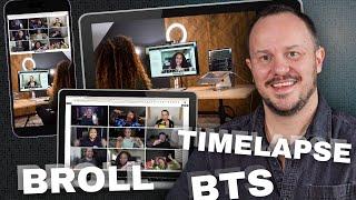 Maximize your Content with Cinematic B ROLL and Behind the Scenes Footage