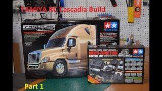 Tamiya RC Freightliner Cascadia Build   Part 1