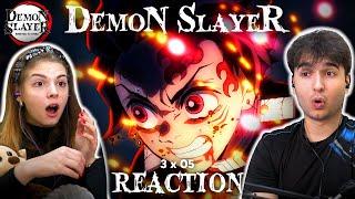 Demon Slayer 3x5 REACTION! "Bright Red Sword"