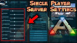 ARK: Singleplayer Settings Setup Tutorial for PC XBOX & PS4 2021.