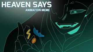 HEAVEN SAYS animation meme || Nightmare sans X Dangertale AU