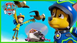 Скай и Чейс спасяват Дръзкия Дани от семейство орли! - PAW Patrol Bulgarian - карикатури за деца