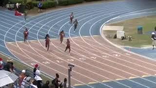 USA's Britton Wilson stunning 400m  new Collegiate Record of 49.51s at the Tom Jones Invitational!