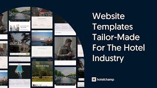 Website Templates Tailor-Made For The Hotel Industry | Hotelchamp eCommerce