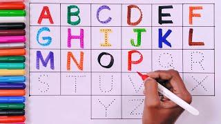 Writing Capital Letters Alphabet For Children | ABCD, Alphabets, Abcd Song, A for Apple, 109