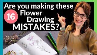 16 Flower Drawing Mistakes (and how to fix them!)