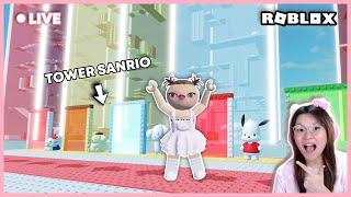 TOWER GEMOY TEMA HELLO KITTY DAN KAWAN KAWAN ?!! [SANRIO TOWER ROBLOX INDONESIA]