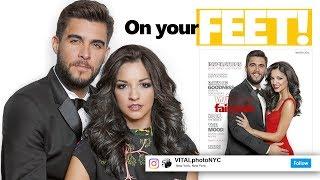 ANA VILLAFANE & JOSH SEGARRA  "On Your Feet" Broadway show cover shoot by VITAL AGIBALOW for HENSEL