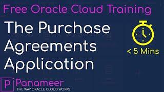 Oracle Cloud Tutorial Ep 0044 | Procurement Cloud Apps | Purchase Agreements (2021)