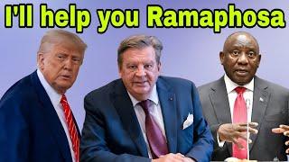 Billionaire Johan Rupert to help President Cyril Ramaphosa negotiate with Donald Trump.