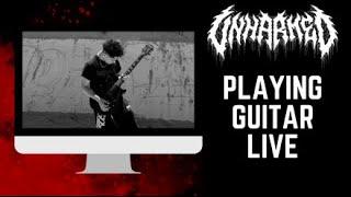 Playing Metal Guitar Live (Metallica, Slayer, 80s thrash metal)