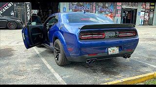 Dodge Challenger Scat Pack Straight piped Exhaust Resonator delete & Muffler delete.