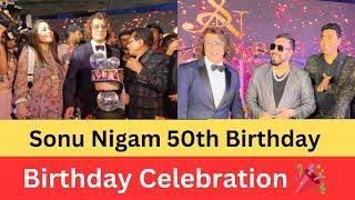 Sonu Nigam 50th Birthday Celebration 2023  !! UNCUT !! bharat24x7