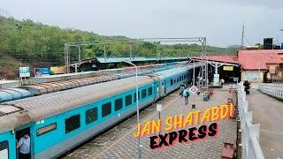 Madgaon Mumbai CSMT Jan Shatabdi| Thivim to Ratnagiri | Full journey