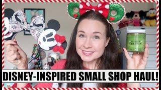 DISNEY SMALL SHOP HAUL! Amazing Ears, Pins & Candles! Vlogmas Day 22