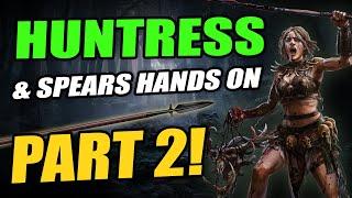 HUNTRESS & SPEARS SKILLS: PART 2 - Amazon & Skills Guide - PATH of EXILE 2 DAWN of the HUNT 0.2.0