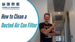 How to Clean Your Ducted Air Conditioning Filter and Why This is Important