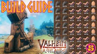 EASY and EXPANDABLE chicken, feather and egg farm in Vanilla Valheim - build guide