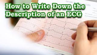 How to Write Down the Description of an ECG | ECG Interpretation & Reporting