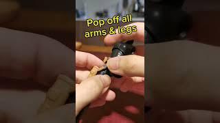 Yelena Belova elbow and hip mod Marvel Legends Hasbro action figure custom